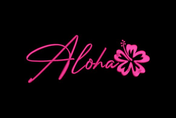 Aloha Hibiscus Flower
