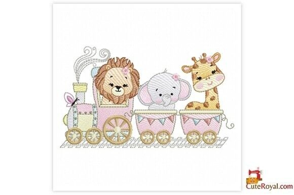 Baby Safari Animals Train
