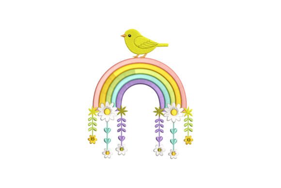 Bird with Rainbow