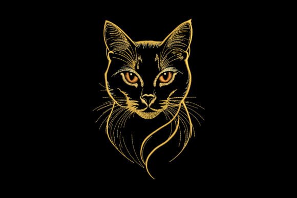 Elegant Cat Head