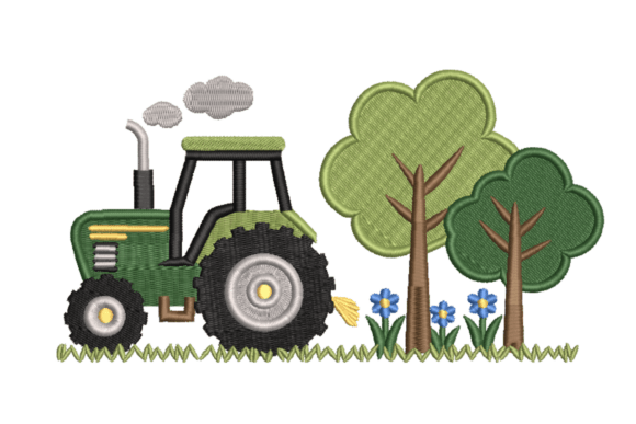 Farm Tractor Meadow