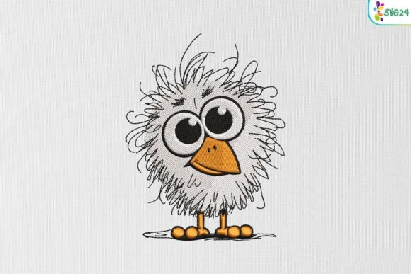 Fluffy Bird Charm