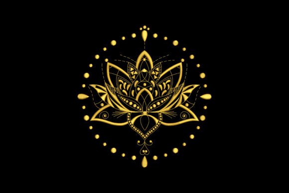 Golden Lotus Mandala