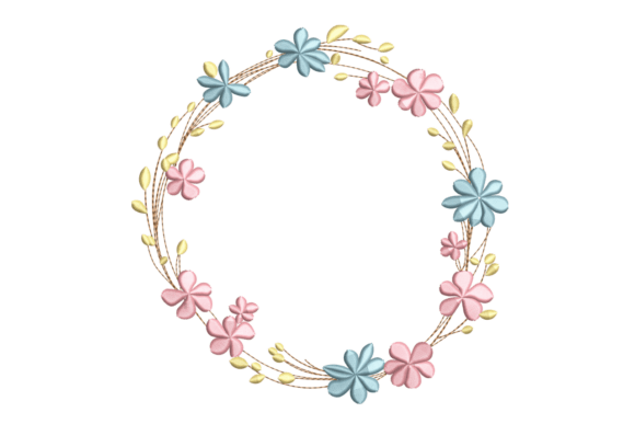 Pastel Floral Wreath