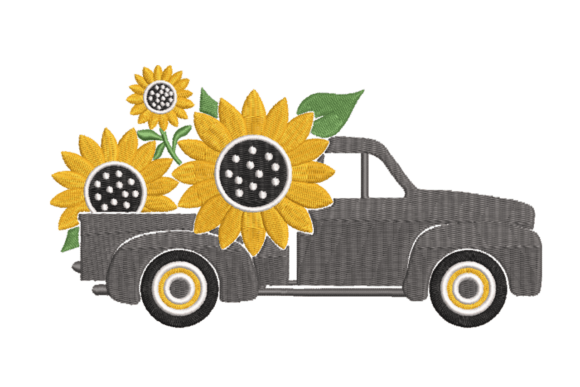 Sunflower Truck – Rustic Farm