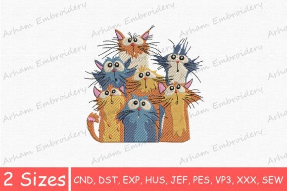 Whimsical Funny Cats